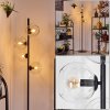 Koyoto Lámpara de pie Transparente, 4 luces