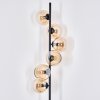 Koyoto Lámpara de pie Colores ámbar, 6 luces