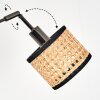 Ramila Lámpara de pie Cromo, Negro, 3 luces