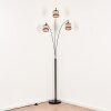 Ramila Lámpara de pie Cromo, Negro, 3 luces