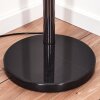 Chellas Lámpara de pie Cromo, Negro, 3 luces