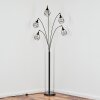 Yaak Lámpara de pie Negro, 5 luces