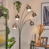 Bassagoda Lámpara de pie Cromo, Negro, 5 luces