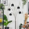 Bassagoda Lámpara de pie Níquel-mate, Negro, 5 luces