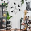 Bassagoda Lámpara de pie Níquel-mate, Negro, 5 luces