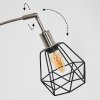 Yaak Lámpara de pie Níquel-mate, Negro, 5 luces