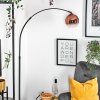 Koyoto Lámpara de pie, Lámparas de pie tipo arco Negro, 1 luz