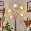 Bassagoda Lámpara de pie Latón, Negro, 5 luces