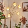 Sabadim Lámpara de pie Latón, Negro, 5 luces
