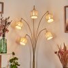 Cavaca Lámpara de pie Latón, Negro, 5 luces