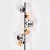 Koyoto Lámpara de pie 31 cm Colores ámbar, Cromo, Ahumado, 6 luces