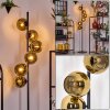 Koyoto Lámpara de pie dorado, 6 luces