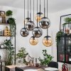 Gastor Lámparas suspendidas, Luminarias esféricas, Lámparas colgantes Colores ámbar, Ahumado, 8 luces