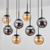 Gastor Lámparas suspendidas, Luminarias esféricas, Lámparas colgantes Colores ámbar, Ahumado, 8 luces