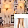 Soungou Lámpara de pie Madera clara, Blanca, 1 luz