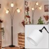 Bassagoda Lámpara de pie Cromo, Negro, 3 luces