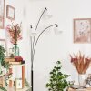 Bassagoda Lámpara de pie Cromo, Negro, 3 luces