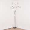 Bassagoda Lámpara de pie Cromo, Negro, 3 luces