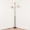 Bassagoda Lámpara de pie Cromo, Negro, 3 luces