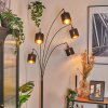 Alsen Lámpara de pie Cromo, Negro, 5 luces