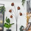 Cando Lámpara de pie Cromo, Negro, 5 luces