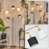 Bassagoda Lámpara de pie Latón, Negro, 5 luces