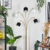 Bassagoda Lámpara de pie Latón, Negro, 5 luces