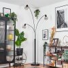 Yaak Lámpara de pie Negro, 3 luces