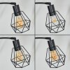Yaak Lámpara de pie Negro, 5 luces