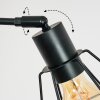 Yaak Lámpara de pie Negro, 5 luces