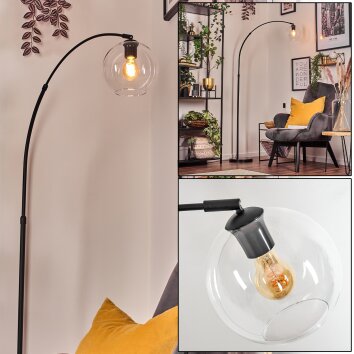 Koyoto Lámpara de pie Negro, 1 luz