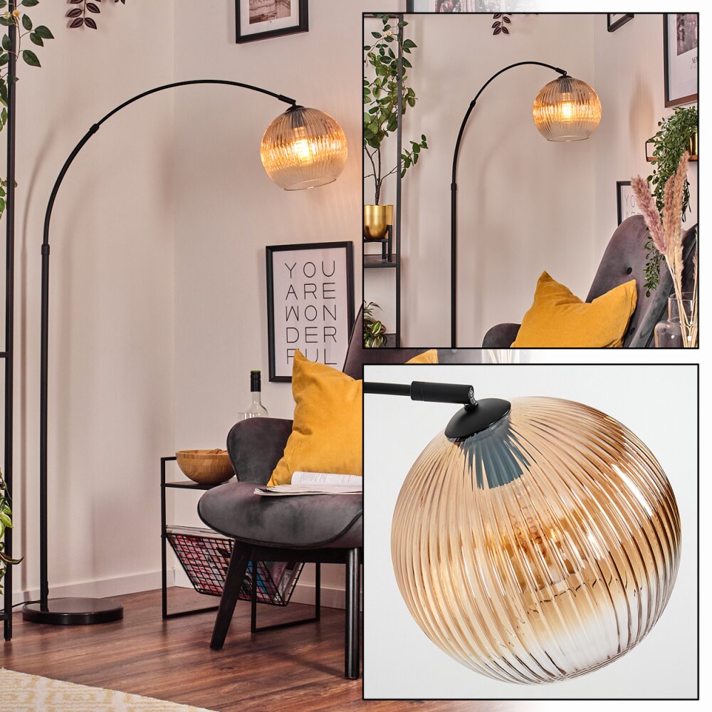 Koyoto Lámpara de pie Negro, 1 luz main product photo