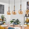 Tador Lámparas suspendidas, Luminarias esféricas, Lámparas colgantes Negro, 3 luces