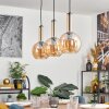 Tador Lámparas suspendidas, Luminarias esféricas, Lámparas colgantes Negro, 3 luces