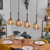 Tador Lámparas suspendidas, Luminarias esféricas, Lámparas colgantes Negro, 4 luces