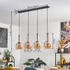 Tador Lámparas suspendidas, Luminarias esféricas, Lámparas colgantes Negro, 4 luces