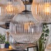 Koyoto Lámparas suspendidas, Luminarias esféricas, Lámparas colgantes Crudo, Negro, 8 luces