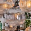 Koyoto Lámparas suspendidas, Luminarias esféricas, Lámparas colgantes Crudo, Negro, 8 luces