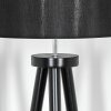 Soungou Lámpara de pie Cromo, Negro, 1 luz