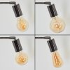 Codecreo Lámpara de pie Cromo, Negro, 5 luces