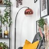 Koyoto Lámpara de pie, Lámparas de pie tipo arco Negro, 1 luz