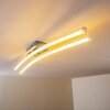 Georgina Lámpara de techo LED Cromo, 2 luces