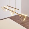 Windsor Lámpara colgante LED Cromo, Níquel-mate, 9 luces