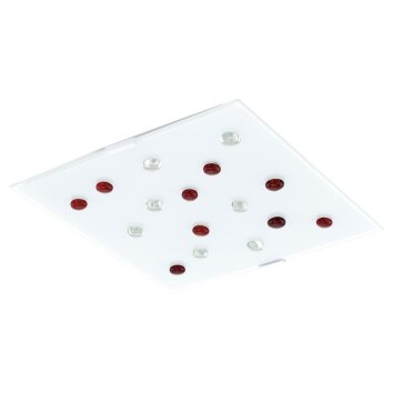 Eglo SANTIAGO 1 Lámpara de techo o pared LED Blanca, 1 luz