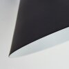 Upiano Aplique Cromo, Negro, 1 luz