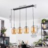 Apedo Lámparas suspendidas, Lámparas colgantes Colores ámbar, 4 luces