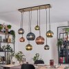 Koyoto Lámparas suspendidas, Luminarias esféricas, Lámparas colgantes Crudo, Negro, 8 luces