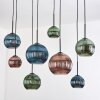 Koyoto Lámparas suspendidas, Luminarias esféricas, Lámparas colgantes Crudo, Negro, 8 luces