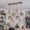 Koyoto Lámparas suspendidas, Luminarias esféricas, Lámparas colgantes Crudo, Negro, 8 luces