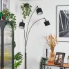 Bassagoda Lámpara de pie Cromo, Negro, 3 luces
